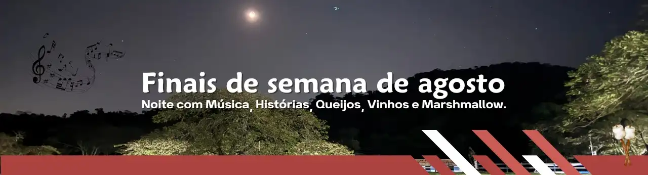 Finais de Semana de Agosto 2025 - Hotel Fazenda Ponte Alta